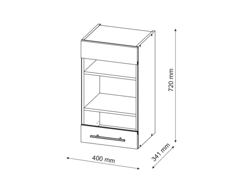 Vicco Küchenglasschrank Fame-Line Glashängeschrank Anthrazit-Gold/Weiß 40 cm