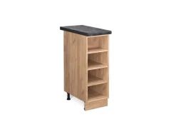 Vicco Küchenregal Fame-Line Offener Küchenschrank Goldkraft Eiche 30 cm AP Anthrazit