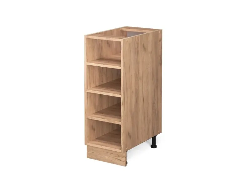Vicco Küchenregal Fame-Line Offener Küchenschrank Goldkraft Eiche 30 cm AP Anthrazit
