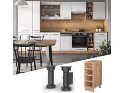 Vicco Küchenregal Fame-Line Goldkraft Eiche/Goldkraft Eiche 30 cm ohne Arbeitsplatte