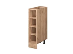 Vicco Küchenregal R-Line Goldkraft Eiche/Goldkraft Eiche 20 cm AP Anthrazit