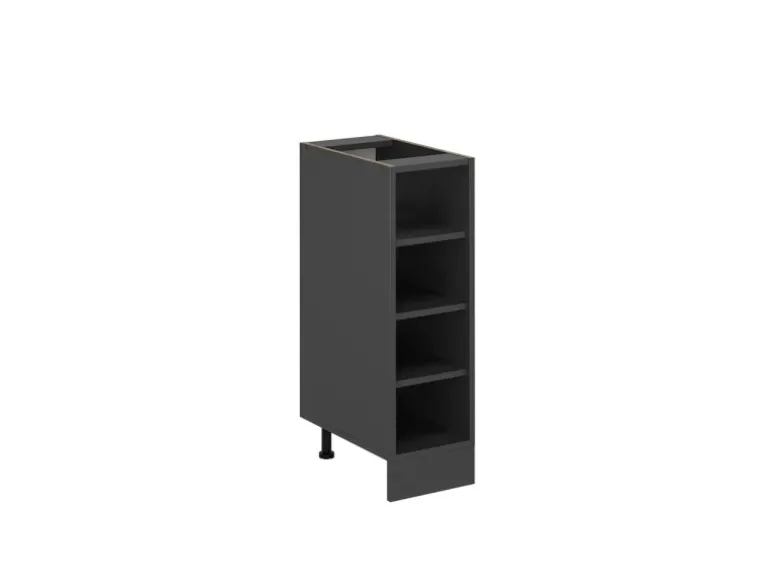 Vicco Küchenregal R-Line Offener Küchenschrank Anthrazit 25 cm ohne Arbeitsplatte