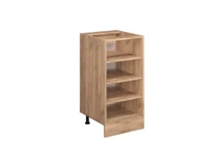 Vicco Küchenregal R-Line Offener Küchenschrank Goldkraft Eiche 40 cm AP Anthrazit