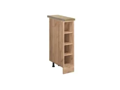 Vicco Küchenregal R-Line Offener Küchenschrank Goldkraft Eiche 20 cm AP Eiche