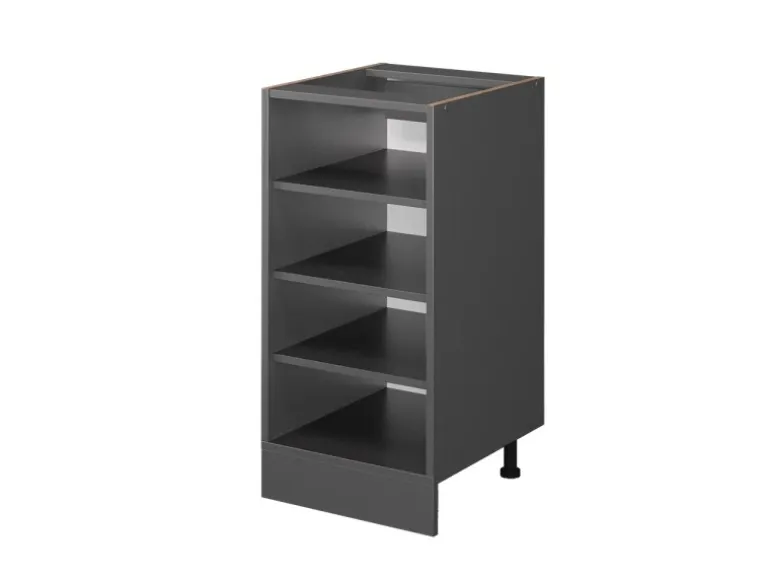Vicco Küchenregal R-Line Offener Küchenschrank Anthrazit/Anthrazit AP Marmor