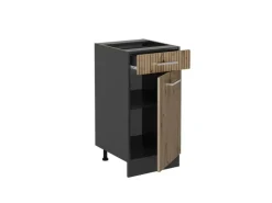 Vicco Küchenunterschrank R-Line Artisan-Eiche/Anthrazit 40 cm AP Eiche