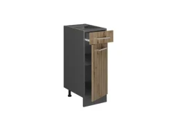 Vicco Küchenunterschrank R-Line Artisan-Eiche/Anthrazit 30 cm AP Anthrazit