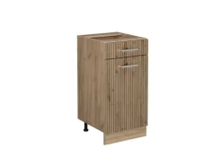 Vicco Küchenunterschrank R-Line Artisan-Eiche/Goldkraft Eiche 40 cm ohne Arbeitsplatte