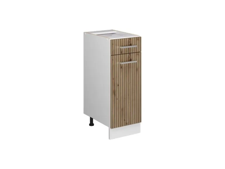 Vicco Küchenunterschrank R-Line Artisan-Eiche/Weiß 30 cm ohne Arbeitsplatte