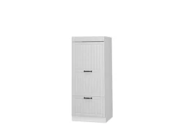 Vicco Mikrowellenschrank Fame-Line Küchenregal für die Mikrowelle Weiß Landhaus/Weiß 60 cm
