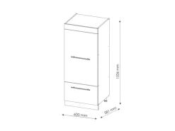 Vicco Mikrowellenschrank Fame-Line Küchenregal für die Mikrowelle Weiß Landhaus/Weiß 60 cm
