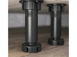 Vicco Optima Küchenzeile Sonoma 270 cm ohne Arbeitsplatte mit LED-LeistenOptima ohne E-Geräte