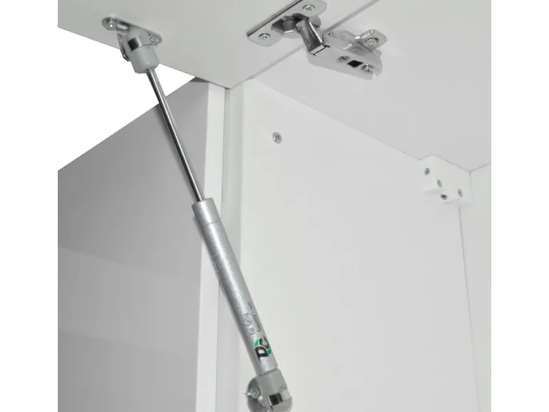 Vicco Rick Eckküche Weiß/Weiß Hochglanz 187 x 167 cm AP MarmorRick ohne E-Geräte
