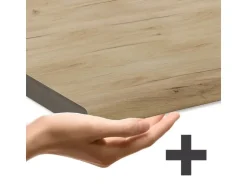 Vicco R-Line Küche Artisan Eiche/Anthrazit 350 cm mit HochschrankAP Eiche ohne E-Geräte