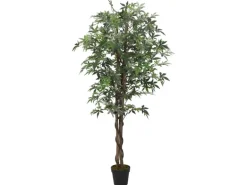 vidaXL Ahornbaum Künstlich 224 Blätter 80 cm Grün