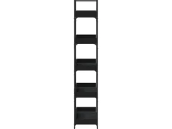 vidaXL Bücherregal 5 Böden Schwarz 100x33x180,5 cm Holzwerkstoff