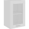 vidaXL Hängeglasschrank Weiß 40x31x60 cm Holzwerkstoff