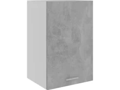 vidaXL Hängeschrank Betongrau 39,5x31x60 cm Holzwerkstoff