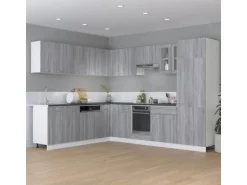 vidaXL Hängeschrank Grau Sonoma 50x31x60 cm Holzwerkstoff