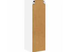 vidaXL Hängeschrank mit Tür Riga Weiß 30 x 31 x 100 cm Holzwerkstoff 884330
