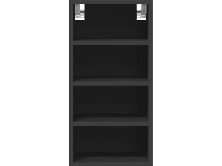 vidaXL Hängeschrank Riga Schwarz 30x29,5x60 cm Holzwerkstoff 854167