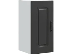 vidaXL Küchen-Hängeschrank Kalmar Schwarz Holzwerkstoff 853538