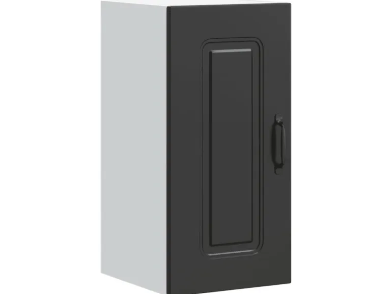 vidaXL Küchen-Hängeschrank Kalmar Schwarz Holzwerkstoff 853538