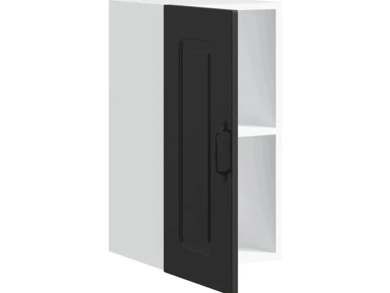 vidaXL Küchen-Hängeschrank Kalmar Schwarz Holzwerkstoff 853538