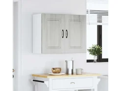 vidaXL Küchen-Hängeschrank Kalmar Grau Sonoma Holzwerkstoff 853593
