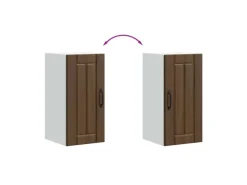 vidaXL Küchen-Hängeschrank Lucca Braun Eichen-Optik Holzwerkstoff 853784