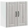 vidaXL Küchen-Hängeschrank Lucca Grau Sonoma Holzwerkstoff 853823