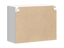vidaXL Küchen-Hängeschrank mit Glastür Kalmar Schwarz Holzwerkstoff 853608