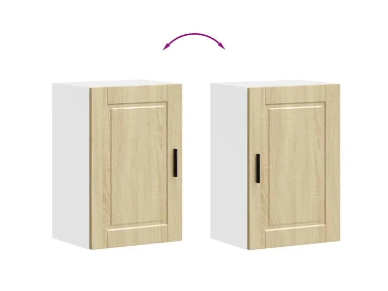 vidaXL Küchen-Hängeschrank Porto Sonoma-Eiche Holzwerkstoff 854030