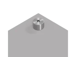 vidaXL Küchenrückwand 2 pcs Hellgrau 100 x 60 cm Gehärtetes Glas 3415457