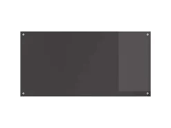 vidaXL Küchenrückwand 2 pcs Dunkelgrau 120 x 60 cm Gehärtetes Glas 3415511