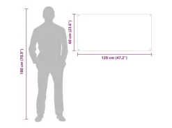 vidaXL Küchenrückwand 2 pcs Dunkelgrau 120 x 60 cm Gehärtetes Glas 3415511