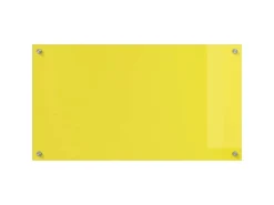 vidaXL Küchenrückwand 2 pcs Gelb 90 x 50 cm Gehärtetes Glas 3415477