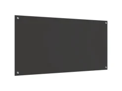 vidaXL Küchenrückwand Dunkelgrau 120 x 60 x 0,6 cm Gehärtetes Glas 42001315