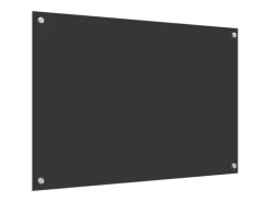 vidaXL Küchenrückwand Dunkelgrau 90 x 60 x 0,6 cm Gehärtetes Glas 42001246