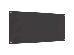 vidaXL Küchenrückwand Dunkelgrau 110 x 50 x 0,6 cm Gehärtetes Glas 42001311