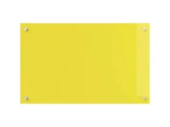 vidaXL Küchenrückwand Gelb 80 x 50 x 0,6 cm Gehärtetes Glas 42001254