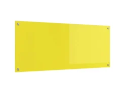 vidaXL Küchenrückwand Gelb 120 x 50 x 0,6 cm Gehärtetes Glas 42001320
