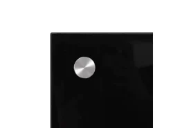 vidaXL Küchenrückwand Schwarz 100x50 cm Hartglas 249491