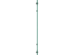 vidaXL Küchenrückwand Schwarz 110 x 40 x 0,6 cm Gehärtetes Glas 42001298