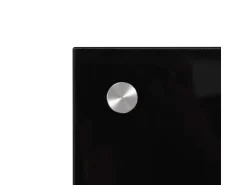 vidaXL Küchenrückwand Schwarz 100x60 cm Hartglas 249492
