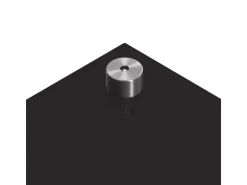 vidaXL Küchenrückwand Schwarz 70 x 40 cm Gehärtetes Glas 42018032
