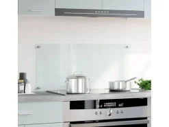 vidaXL Küchenrückwand Transparent 90×40 cm Hartglas 249472