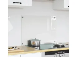 vidaXL Küchenrückwand Transparent 70 x 50 cm Gehärtetes Glas 42018021