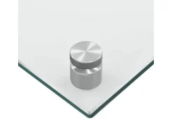 vidaXL Küchenrückwand Transparent 80×40 cm Hartglas 249469