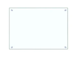 vidaXL Küchenrückwand Transparent 70x50 cm Hartglas 249467